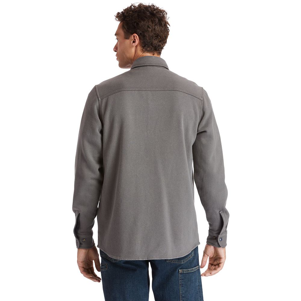 Sudadera Timberland Hombre Pro® Mill River Fleece Gris Oscuro - Chile SCN-054172